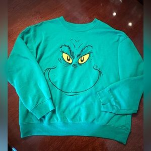 Grinch Sweat Shirt Size XL